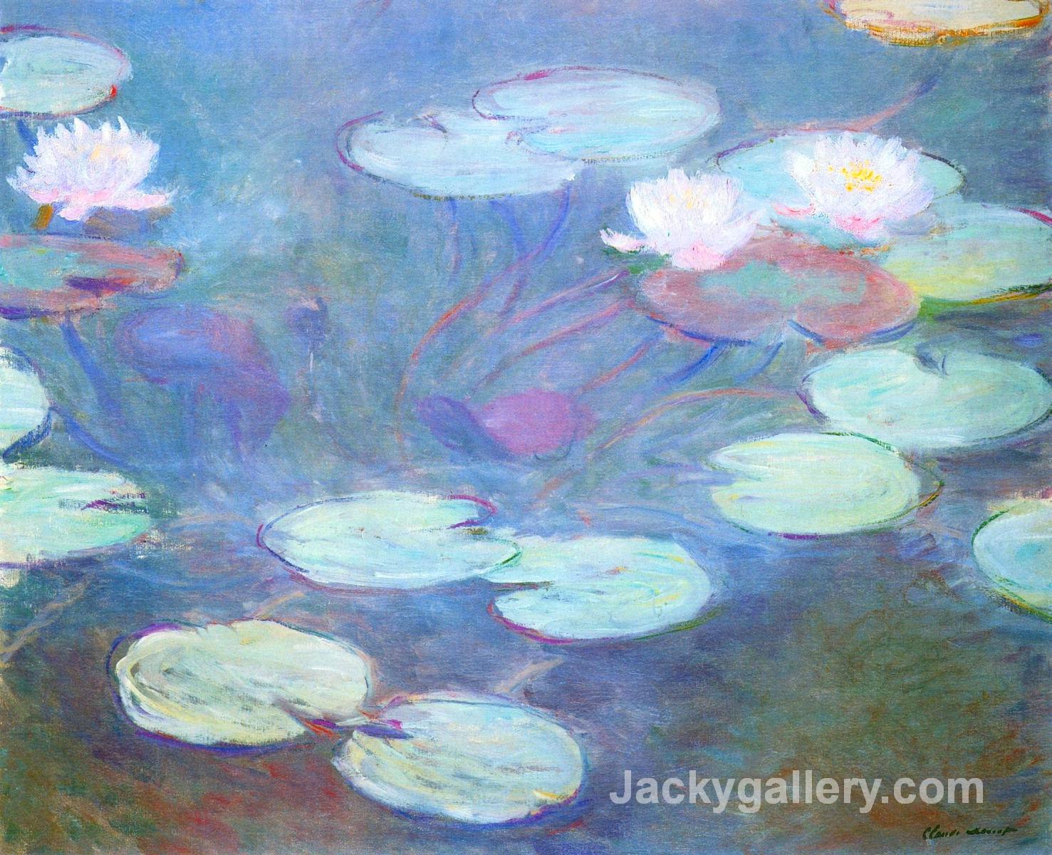 water lilies and Poppy by Claude Monet paintings reproduction